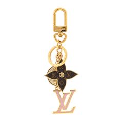 louis vuitton keychain with the letter y on it's side