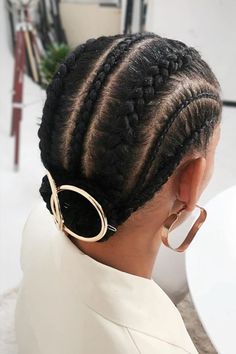 Cornrows Natural Hair, Natural Hair Stylists, Protective Hairstyles For Natural Hair, Natural Afro Hairstyles, Braided Cornrow Hairstyles, Natural Hair Beauty, Black Hair Care, Natural Hair Braids