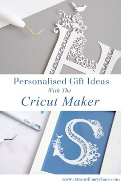 personalized gift ideas with the cricut maker