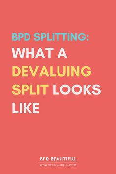 bpd splitting what a devaluing split looks like in borderline personality disorder Im Fine Help Me, Distorted Thoughts, Bpd Art, Bpd Disorder, Bpd Relationships, Relationship Arguments, Personality Disorders