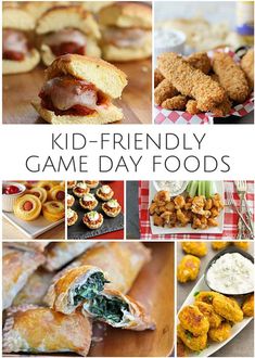 kid - friendly game day foods