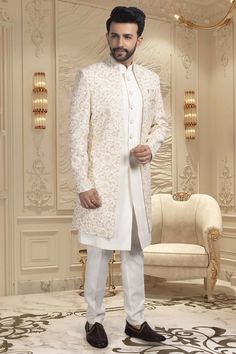 Introducing our U2-S345 sherwani, a sophisticated and exclusive piece for the modern man. This open jacket sherwani exudes elegance with a touch of luxury, perfect for any formal occasion. Elevate your style with our finely-crafted sherwani, designed to make a statement with its timeless design and impeccable fit. Men Sherwani Wedding Pakistani, Sherwani For Men Wedding Pakistani, Open Jacket Sherwani, Men Sherwani Wedding, Sherwani Wedding, Men Sherwani, Sherwani For Men Wedding, Mens Sherwani, Wedding Pakistani