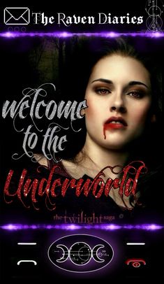 the cover for welcome to the underground by ravenn diarios, featuring an image of