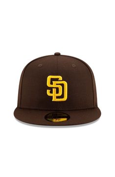 New Era Men's New Era Brown San Diego Padres Authentic Collection On-Field 59FIFTY Fitted Hat | Nordstrom Brown Hats For Baseball Season Sports Events, Padres Hat, Hats Photography, New Era Fitted, Brown Outfit, San Diego Padres, Fitted Hat, Anniversary Sale, Fitted Hats