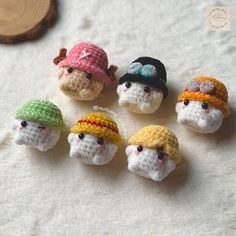 Mini Animal Crochet Keychain Kit, Hanade Creative Gifts, Crochet Keychain Folksy, Crochet Keychain Cozy, Small Crochet Gifts Folksy, Crochet Keychain Pattern Myboshi, Crochet Arigumi Keychain, Crocheted Mushroom Keychain, Cute Amigurumi Keychain Free Pattern