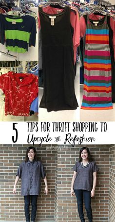 five tips for thrift shopping to upgrade your fashion