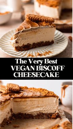 the very best vegan biscuit cheesecake recipe