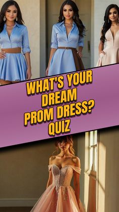 Your ultimate guide to finding the perfect prom dress. #quiz #quizzes #personality #prom #dress