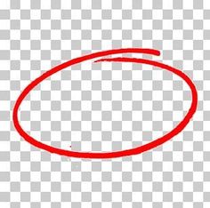 a red circle on a white background