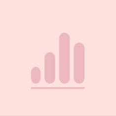 a pink background with an upward bar chart on the bottom right hand corner and two smaller bars at the top left