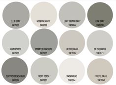 the different shades of gray and white are shown in this color scheme, which is also available