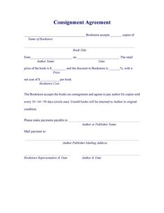 Standard Consignment Agreement Template For Formal Use Understanding the Simple Consignment Agreement Template A simple consignment agreement template is a legal document that outlines the terms and condit...