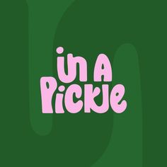 In A Pickle 💗🥒 designforeveryone #logotipo Pickle Logo Design, Pickle Branding, Pickle Logo, Pickle Sticker, Chilli Crisp, Pickle Brands, Branston Pickle, Pickle Party, 2023 Photoshoot