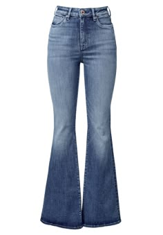 Buffalo David Bitton Joplin High Rise Flared Women’s Jeans - BL15899 Color INDIGO High Rise Flared Jeans, Flare Jeans Fit, Flaired Jeans, Clothing Necessities, Jeans Flared, Flair Jeans, Fashion Drawing Dresses, Jean Flare, Retro Mode