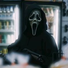 Ghostface Billy Loomis, Ghostface Wallpaper Aesthetic, Billy Loomis Stu Macher, Scarie Movie, Scream Videos, Scream Series