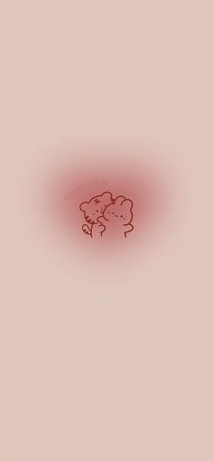 an image of two elephants in the middle of a red circle on a pink background