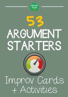 the cover of 52 argument star wars imppov cards and activities