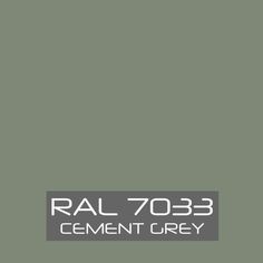 the logo for ral 703 cement grey