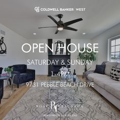 an open house event with furniture and decor