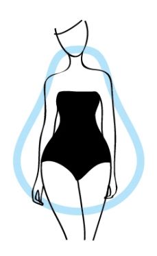 a black and white drawing of a woman in a swimsuit with her back to the camera