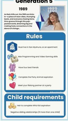 an info sheet with information about the rules for children's rights