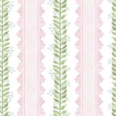 - Upholstery Fabric by the Yard - Pretty, prim and proper. We love this pink and green fabric featuring lattices and vines illustrated by Danika Herrick! Performance linen fabric offers the natural appearance and texture of traditional linen fabrics with the durability of a 100% polyester fabric. The printed design is displayed with a slight luster and rich colors giving this faux linen fabric a luxe lewk. About the Artist Danika Herrick's background in interior design and decorative painting le Pink And Green Upholstery Fabric, Pink And Green Fabric, Pink And Green Pattern, Danika Herrick, Pink And Green Poster, Pink And Green Prints, Green And Pink Wallpaper, Lilly Pulitzer Iphone Wallpaper, Fabric Texture Pattern