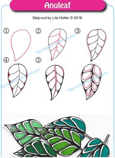 how to draw leaves with colored pencils step by step instructions for children and adults