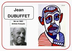 an image of jean dubuffet on the cover of his book