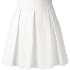 Boutique Moschino Pleated mini skirt ($335) ❤ liked on Polyvore featuring skirts, mini skirts, white, short white skirt, pleated miniskirt, boutique moschino, short skirts and pleated skirt White Pleated Mini Skirt, Dress Etiquette, Pleated Miniskirt, Cl Fashion, White Cotton Skirt, Mini Skirt Style, White Pleated Skirt