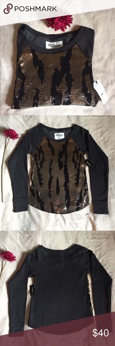 NWT Express Sequined Tiger Sweater Love Express by Express Front Sequined Tiger Sweater 💋New with Tags  💃🏻Host Pick: Girls Night Out Party 10/21/17💃🏻  👍Like the Item but not the Price?  🤝Make an Offer! 🛍🛍Bundle Items to Save 10% !!! 🤔Any Questions? Just Ask! Express Sweaters Tiger Sweater, Night Out Party, Love Express, Girls Night Out, Girls Night, Night Out, Sweatshirts Hoodie, Sweatshirts