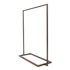 a metal stand with a white background