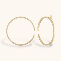 Large Celestial Illusion Hoops (Gold) Lobe Piercing, Infinite Possibilities, I Love A, All You Need Is, Ear Cuff, How To Look Better, Hoop Earrings, Felt, Jewelry Making