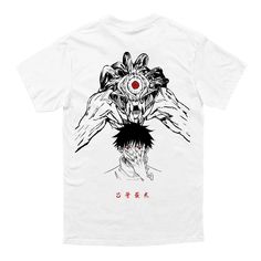 Anime Cotton Shirt - a perfect blend of comfort and style. Crafted from premium 100% cotton, it offers a soft touch and unmatched breathability. The pristine white canvas sets the stage for our 100% original art featuring the iconic Yuta Okkotsu, making this shirt a unique and stylish expression of your anime passion. With a commitment to quality, this shirt is more than apparel; it's a collector's item. The durable materials ensure longevity, making it a timeless addition to your wardrobe or a thoughtful gift for fellow manga lovers. Elevate your style and embrace the world of anime with our Anime Enthusiast Cotton Shirt - where comfort meets originality.  SIZE AND MATERIAL - The unisex t-shirts are true to size. Relaxed fit for ladies and they can order one size smaller for a further sli Anime Print T-shirt For Fan Gatherings, Fandom Style Shirt For Fan Conventions, White Anime T-shirt For Cosplay, White Anime Print T-shirt For Fans, Pop Culture Graphic Shirt For Cosplay, Pop Culture Graphic Design Shirt For Cosplay, Harajuku Style Anime Print T-shirt For Fans, Harajuku Anime Print T-shirt For Cosplay, Kawaii Anime Print T-shirt For Streetwear