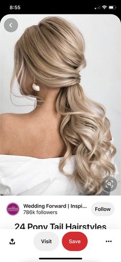 Tail Hairstyles Wedding, Tail Hairstyles, Tail Hairstyle, Short Homecoming Hair, Homecoming Hairstyles Updos, Up Dos For Medium Hair, Prom Hairstyles For Long Hair, Updos For Medium Length Hair, Makijaż Smokey Eye