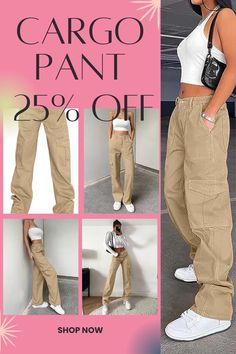 Womens cargo pant for summer or fall. Fall Cargo Pants, Cargo Pant, Super Sale, Y2k Streetwear, Autumn Summer, Cargo Pants