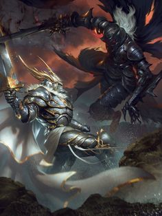 Legend Of The Cryptids, Battle Scene, Knight Armor, High Fantasy, Armor Concept