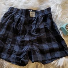 Lucky Blue Plaid Boxers New Without Tags Plaid Boxers, Lucky Blue, Country Outfits, Blue Plaid, Lucky Brand, Give It To Me, Color Blue, Socks, Plaid