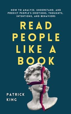 the book cover for read people like a book by patrick king, with an image of a