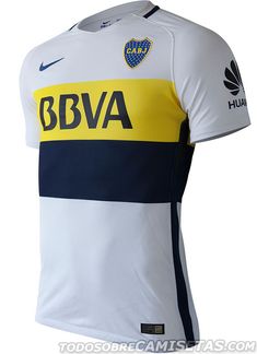 the jersey is white and blue with yellow stripes on the chest, and has black lettering that reads bbva