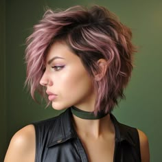 50 Chin Length Haircuts: Chic Styles for a Trendy Look In 2023 Asymetrical Haircut, Bob Hairstyle Ideas, Waves Haircut, Shaggy Bob Haircut, Pixie Haircut Styles, Chin Length Haircuts, Chic Haircut, Trendy Bob, Asymmetrical Haircut