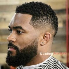 After many reader requests, here's a post dedicated to black hair. There are so many options for these fresh styles from close cropped waves to natural twists to geometric flat tops with retro flair. Most of Black Men Beards, Men In Black, Mens Haircuts Fade, Popular Haircuts