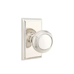 an image of a door knob on a white background