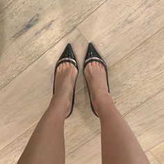 I Did Re Sole Half Of The Bottom As You Can See - I Found Them To Be A Little Slippery :) Louboutin Shoes, Christian Louboutin Shoes, Black Heels, Shoes Women Heels, Christian Louboutin, Shoes Heels, Size 7, Women Shoes, Heels