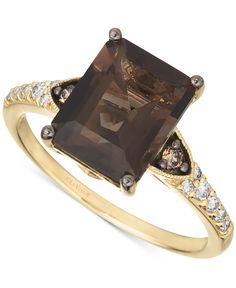 in stock Chocolate Engagement Rings, Chocolate Diamonds Engagement, Engagement Rings Chocolate Diamonds, Chocolate Diamond Engagement Ring, Gold Emerald Cut Engagement Ring, Chocolate Diamond Ring Engagement, Le Vian Chocolate Diamond Ring, Levian Rings, Chocolate Diamond Ring