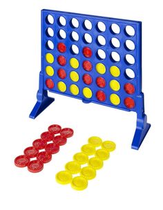 Connect 4 Game, Slider Bar, 4 In A Row, Red Plates, Strategy Board Games, Board Games For Kids, Indoor Toys