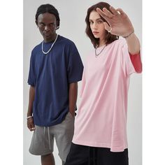 Cotton Oversized Basic Tee  Material: Cotton  Size: S, M, L, XL ,2XL Color: Orange, Aprioct, Pink, Dark Blue, Dark Green  Season: Spring, Fall, Summer  Occasion: Leisure, Outdoor, Daily, Vacation, Fall Outfits, Summer Outfits Casual Pink Boxy Fit Top, Oversized Solid Color Crew Neck T-shirt, Solid Color Streetwear T-shirt With Pockets, Oversized Blue Drop Shoulder T-shirt, Oversized Solid Color Cotton T-shirt, Solid Color Oversized Urban T-shirt, Oversized Blue Cotton T-shirt, Pink Dark, Basic Tee