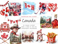 Bunting Clipart, Mountain Clipart, Canada Mountains, Landscape Clipart, Travel Clipart, Letters Png, Canadian Men, Winter Nature, Canada Day