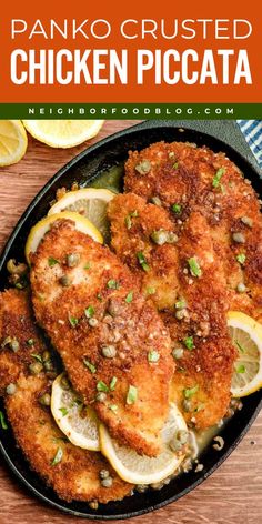 Try this Panko Chicken Piccata for a classic, buttery twist on the traditional! This panko-crusted chicken recipe is crispy, flavorful, and perfect for family-friendly dinners. Pin this easy and quick weeknight dinner that everyone will love!