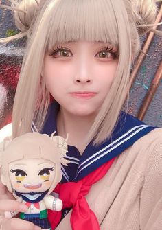 Toga Cosplay, Anime Cosplay Makeup, My Hero Academia Cosplay, Mha Cosplay, Toga Himiko, 8bit Art, Costume Collection, Anime Dad, Cute Cosplay