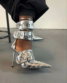 Disrespectful Men, 2023 Outfits, Dr Shoes, Azalea Wang, Heels Outfits, Shoe Inspo, Pointed Heels, Buckled Heels, Aesthetic Shoes